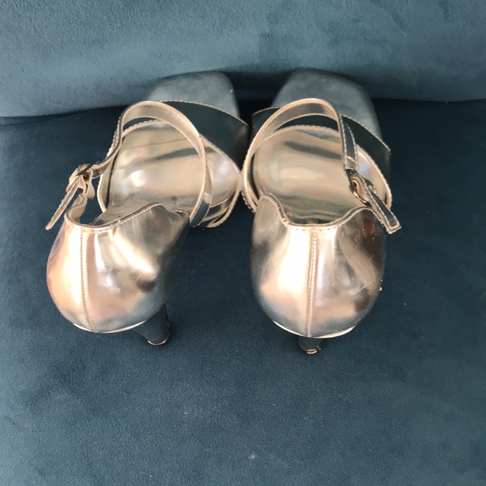 Silver Unique Heels - image 3